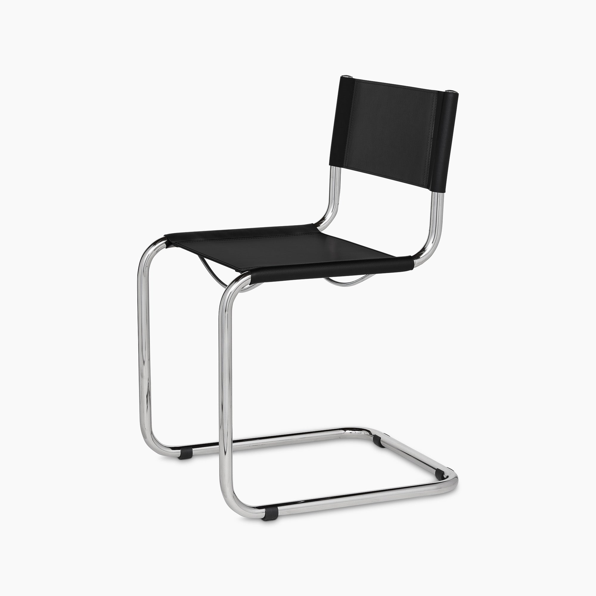 Stam Leather Side Chair