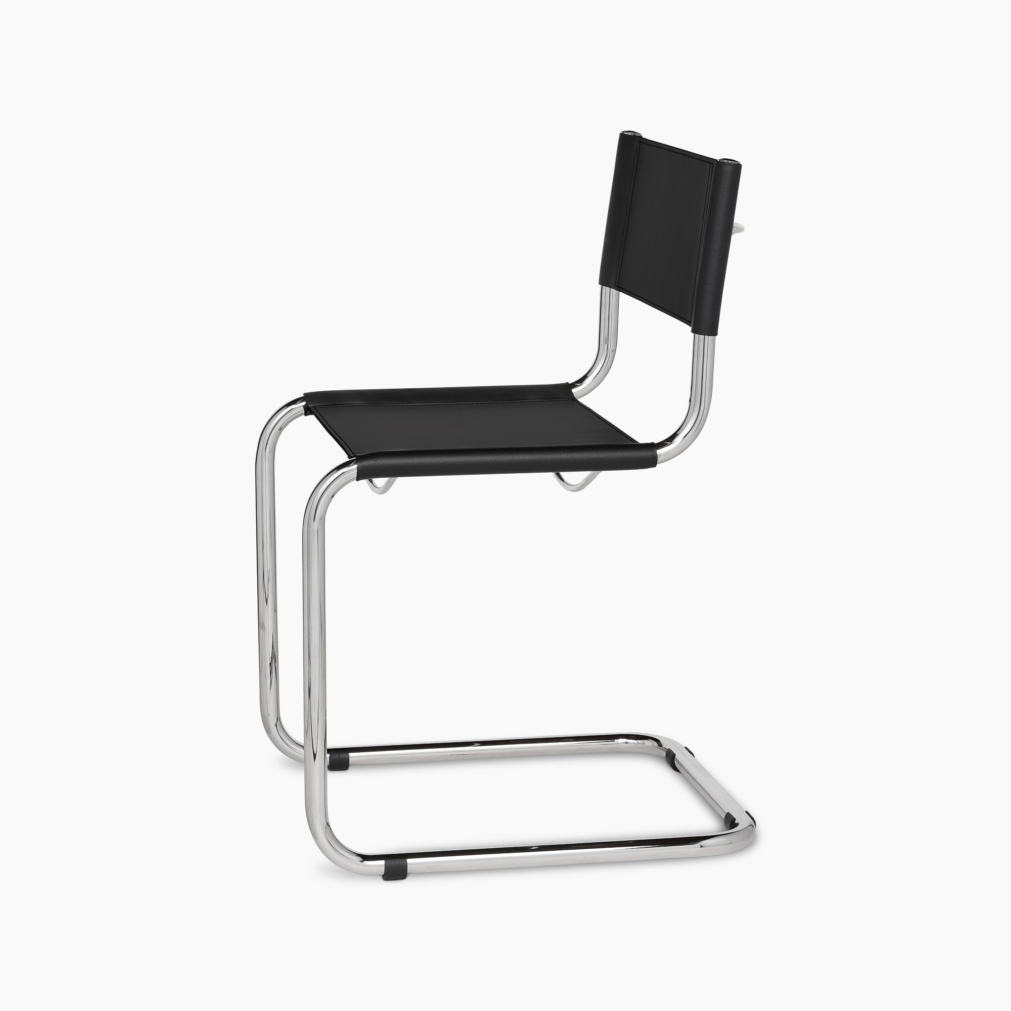 Stam Leather Side Chair