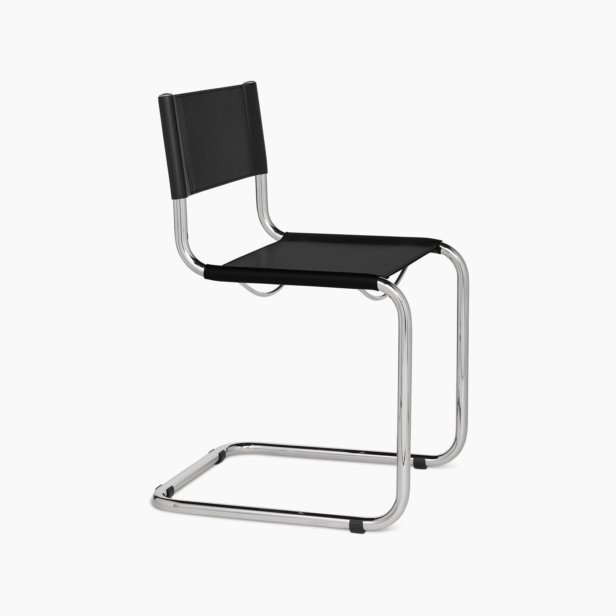 Stam Leather Side Chair