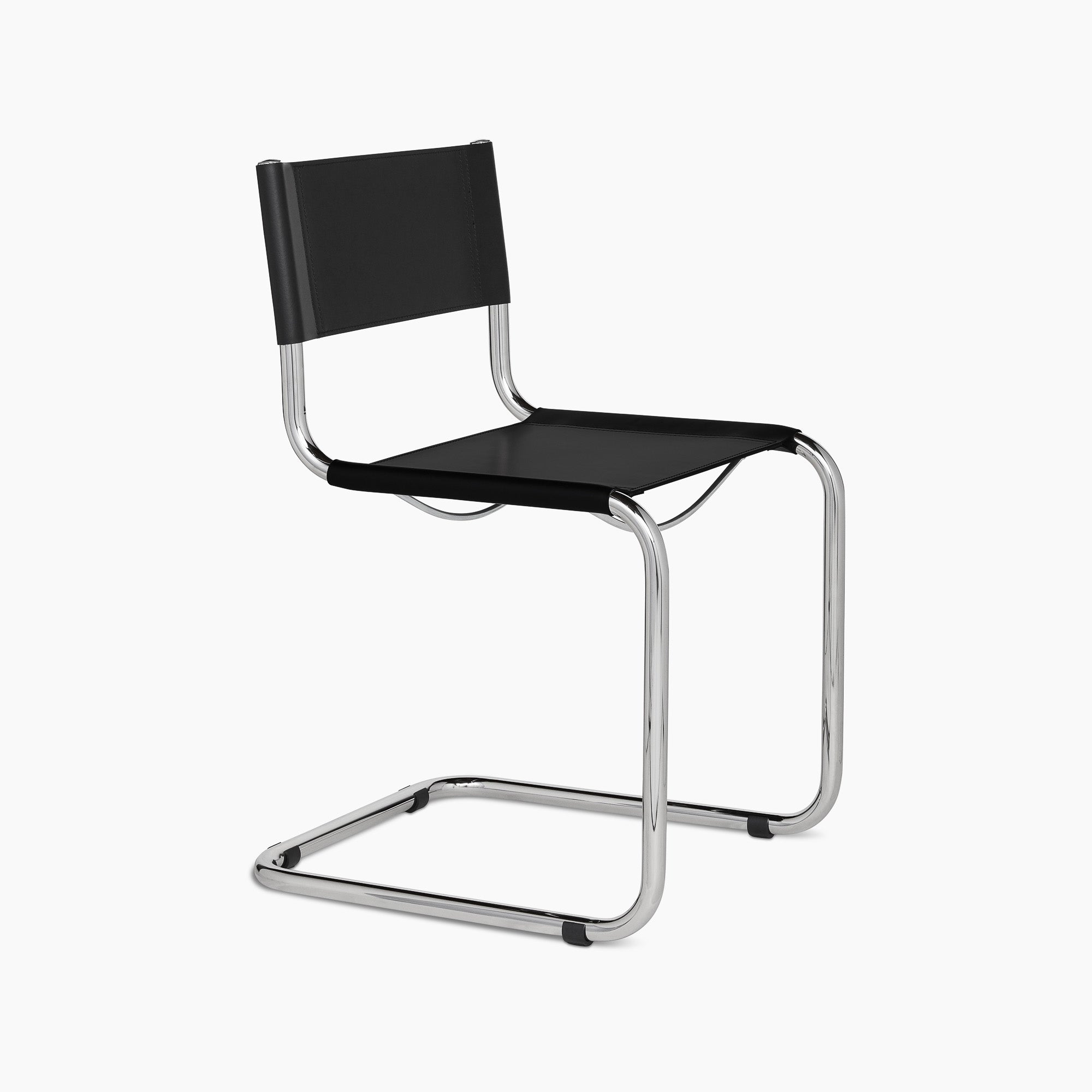 Stam Leather Side Chair