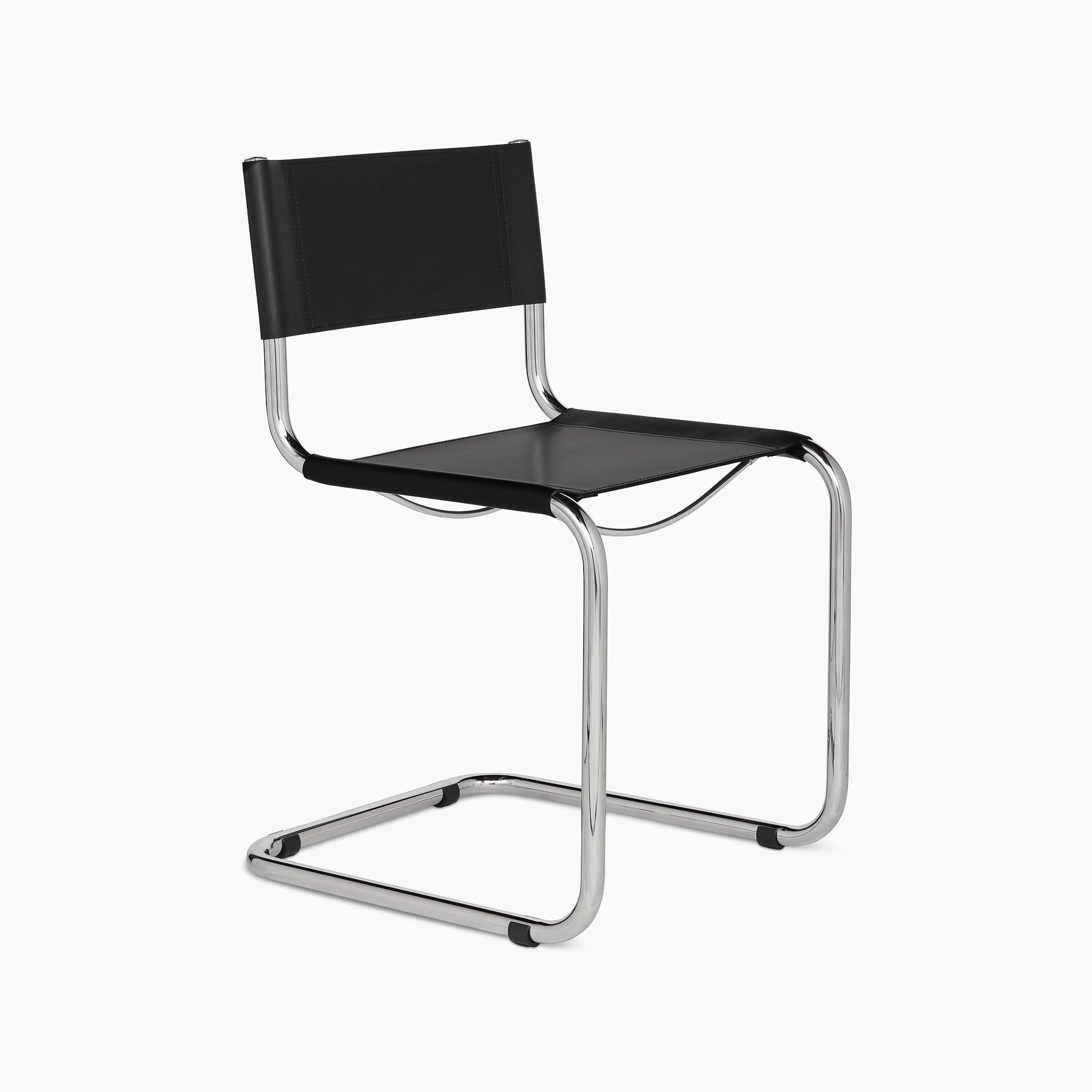 Stam Leather Side Chair