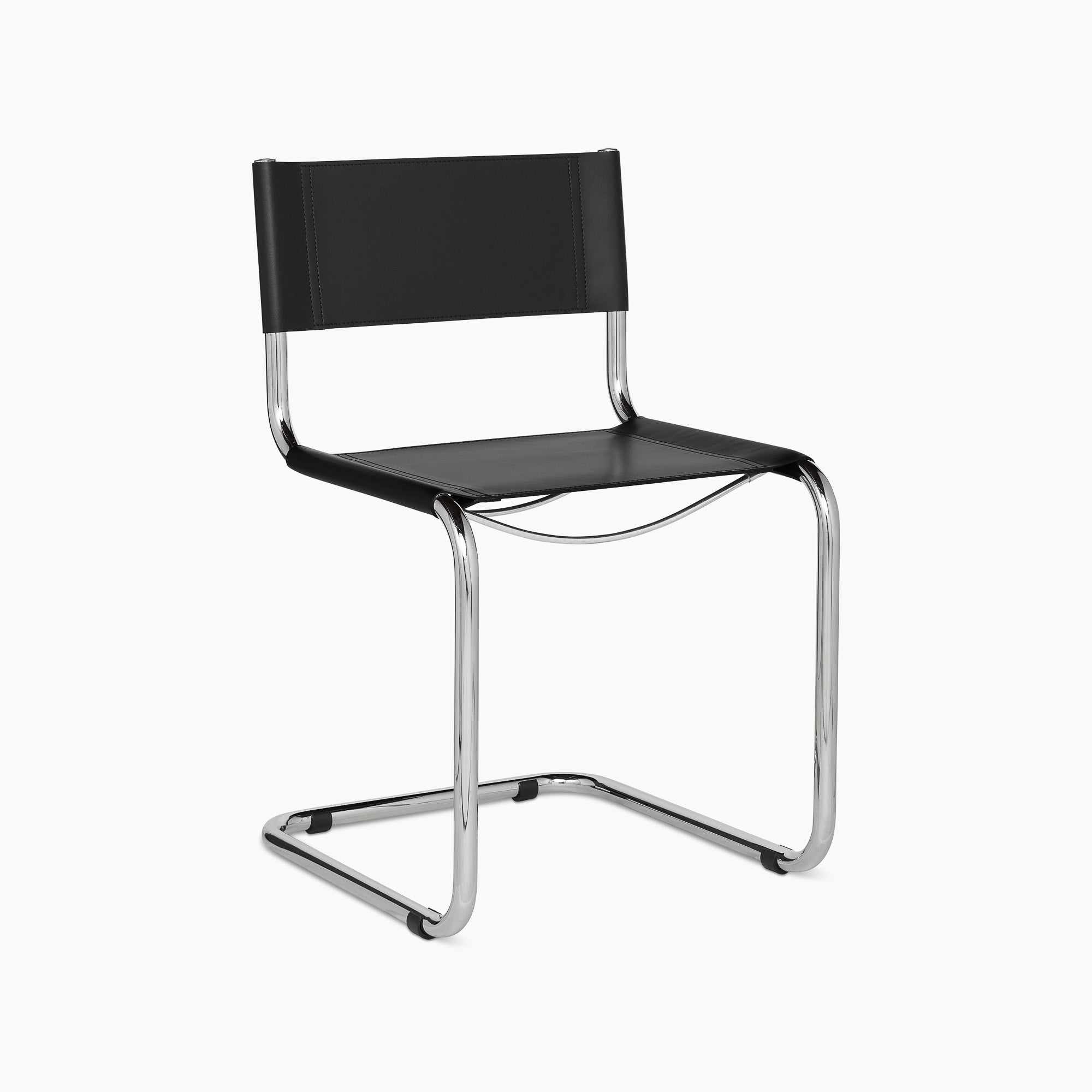 Stam Leather Side Chair