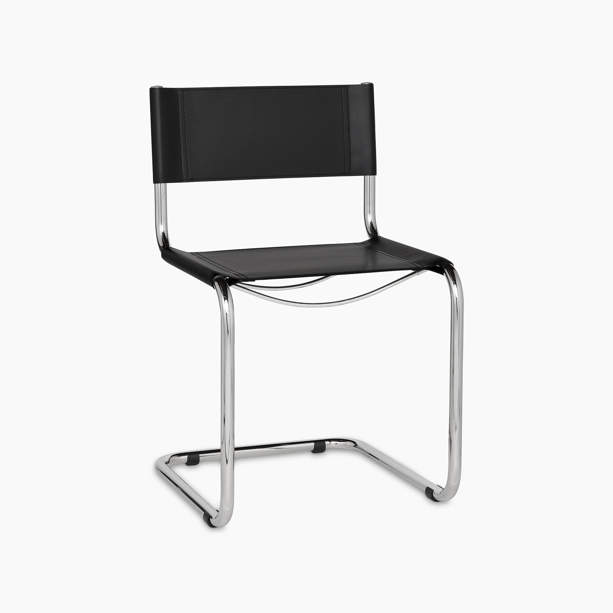 Stam Leather Side Chair