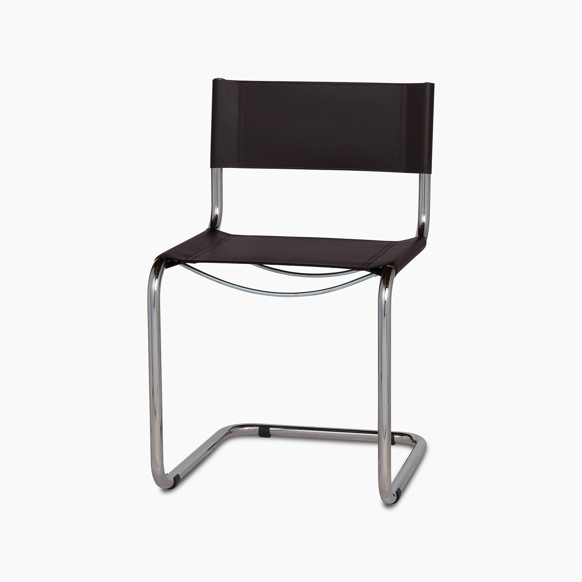 Stam Leather Side Chair