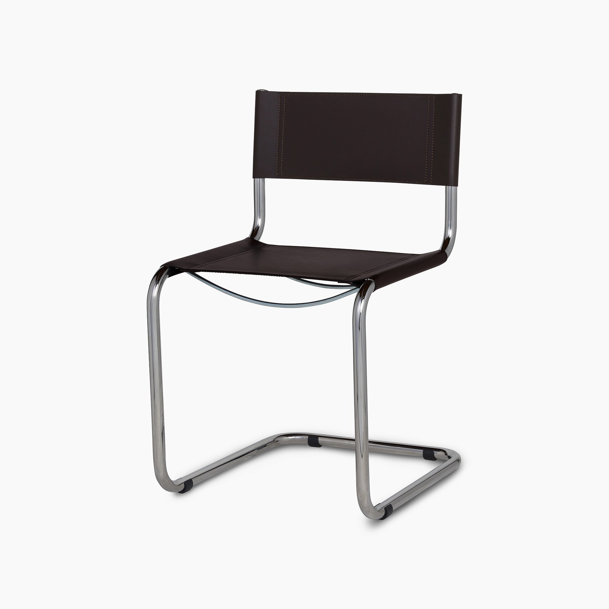 Stam Leather Side Chair