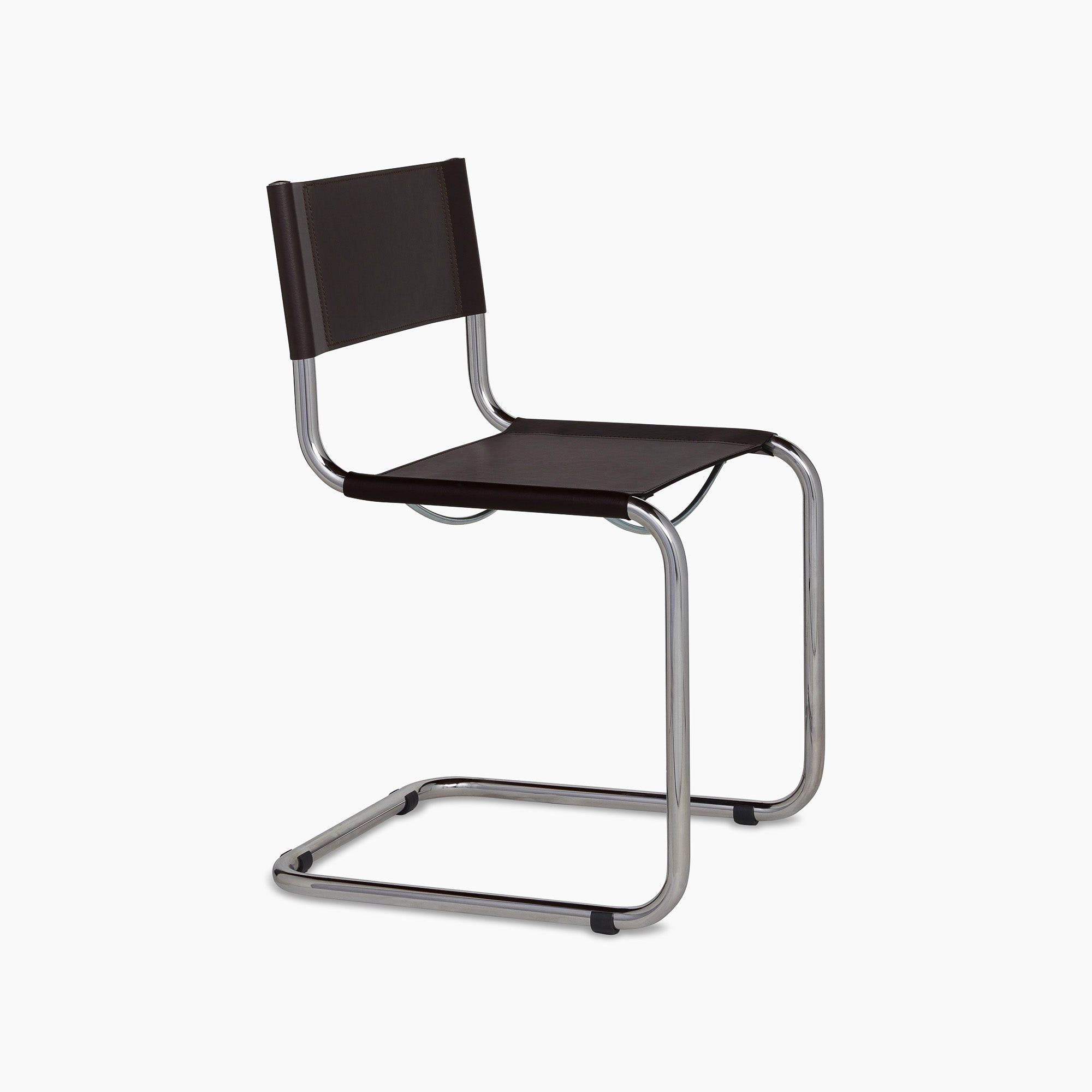 Stam Leather Side Chair