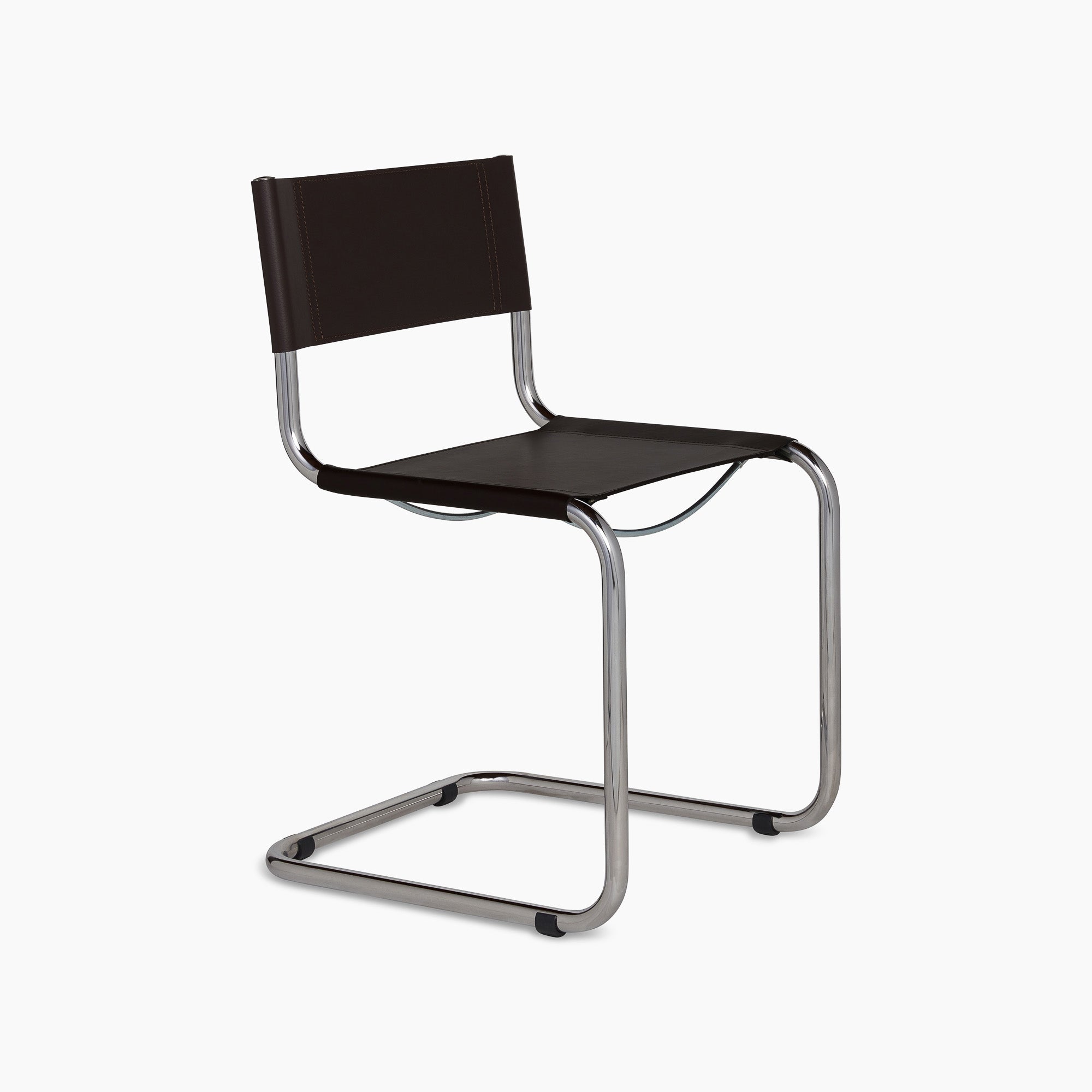 Stam Leather Side Chair