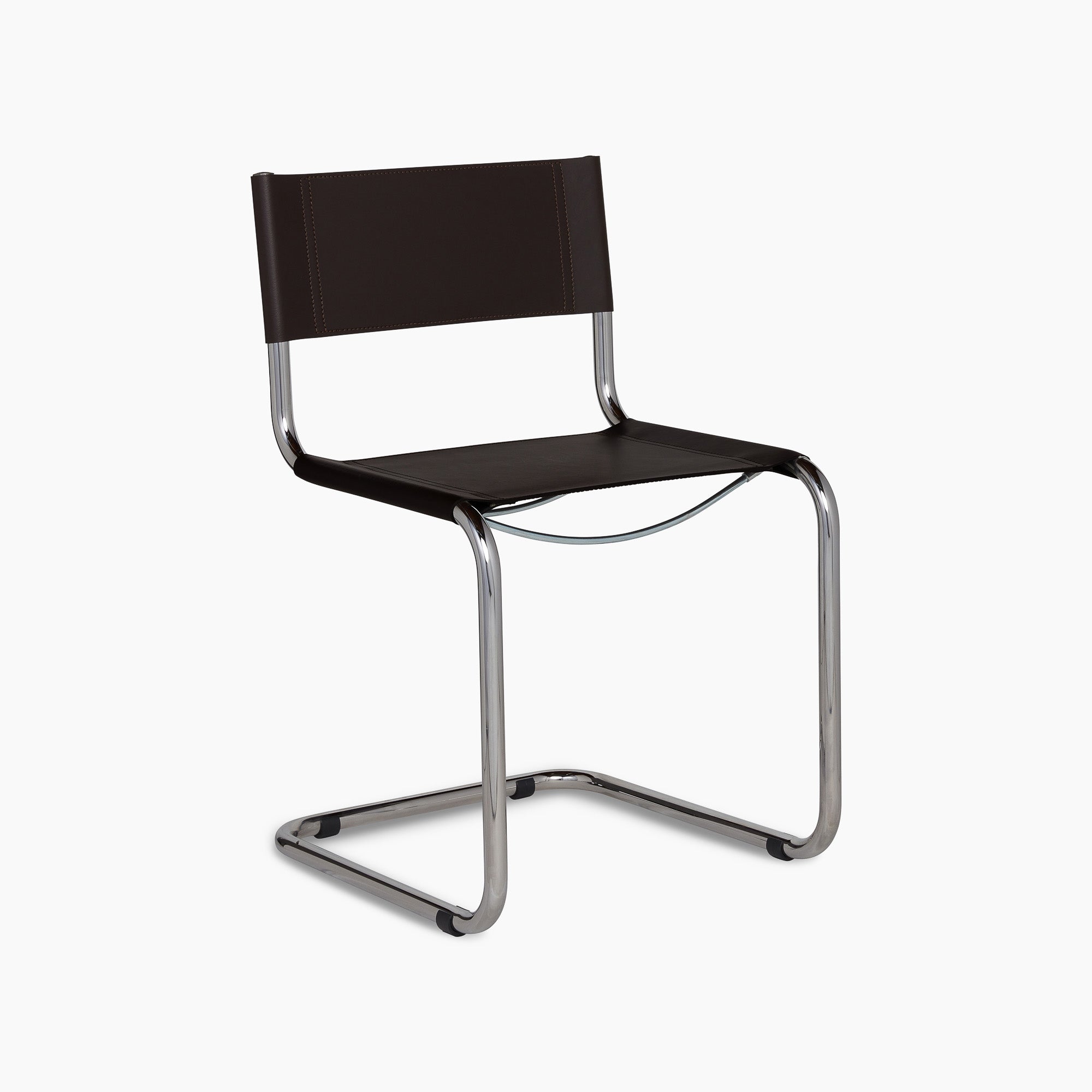 Stam Leather Side Chair
