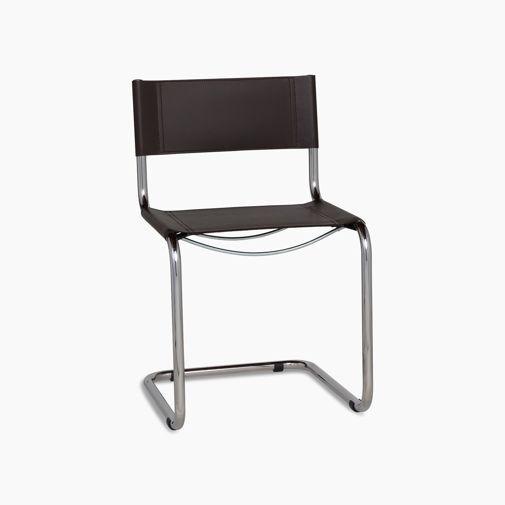 Stam Leather Side Chair