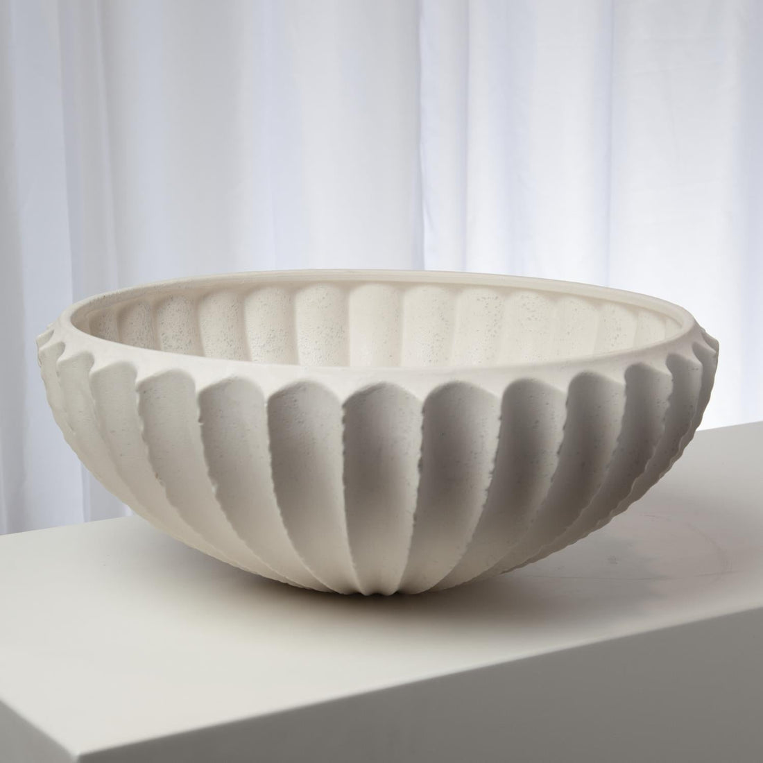 Sawtooth Bowl-rustic White