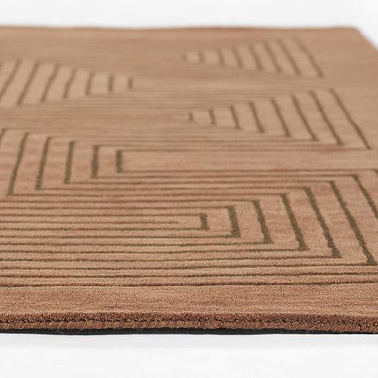 Sim-3 Copper Area Rug