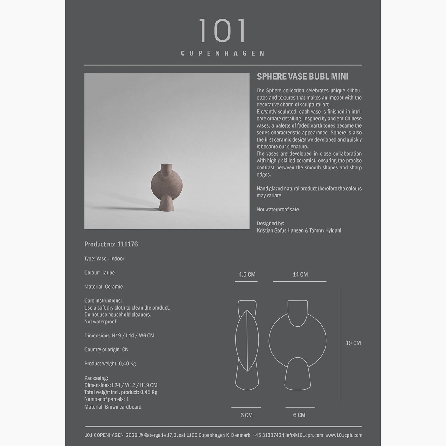 Sphere Vase Bubl - Mini