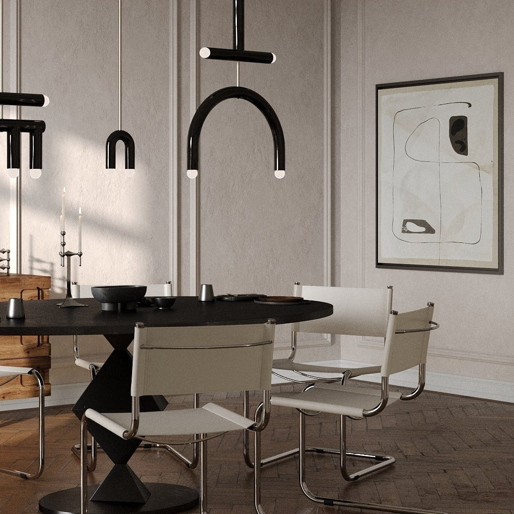 Stam Leather Side Chair