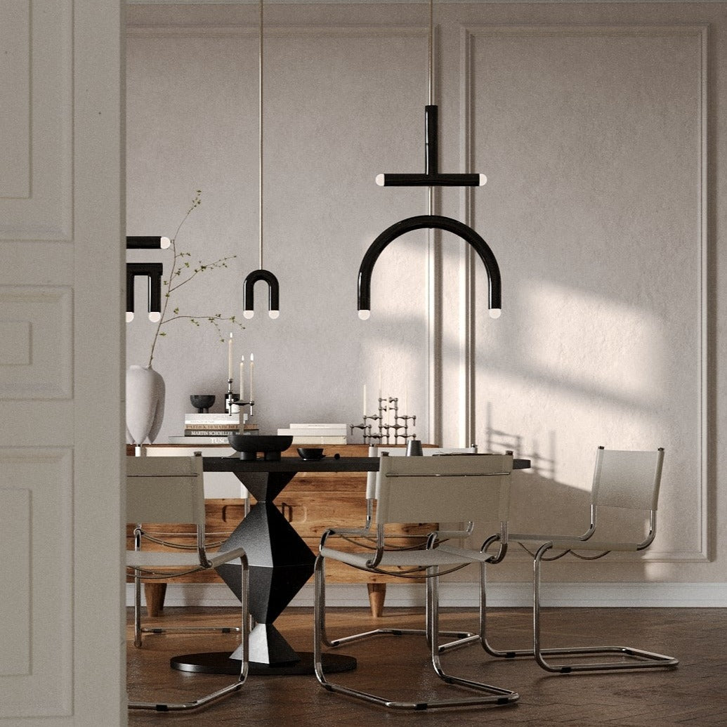 Stam Leather Side Chair