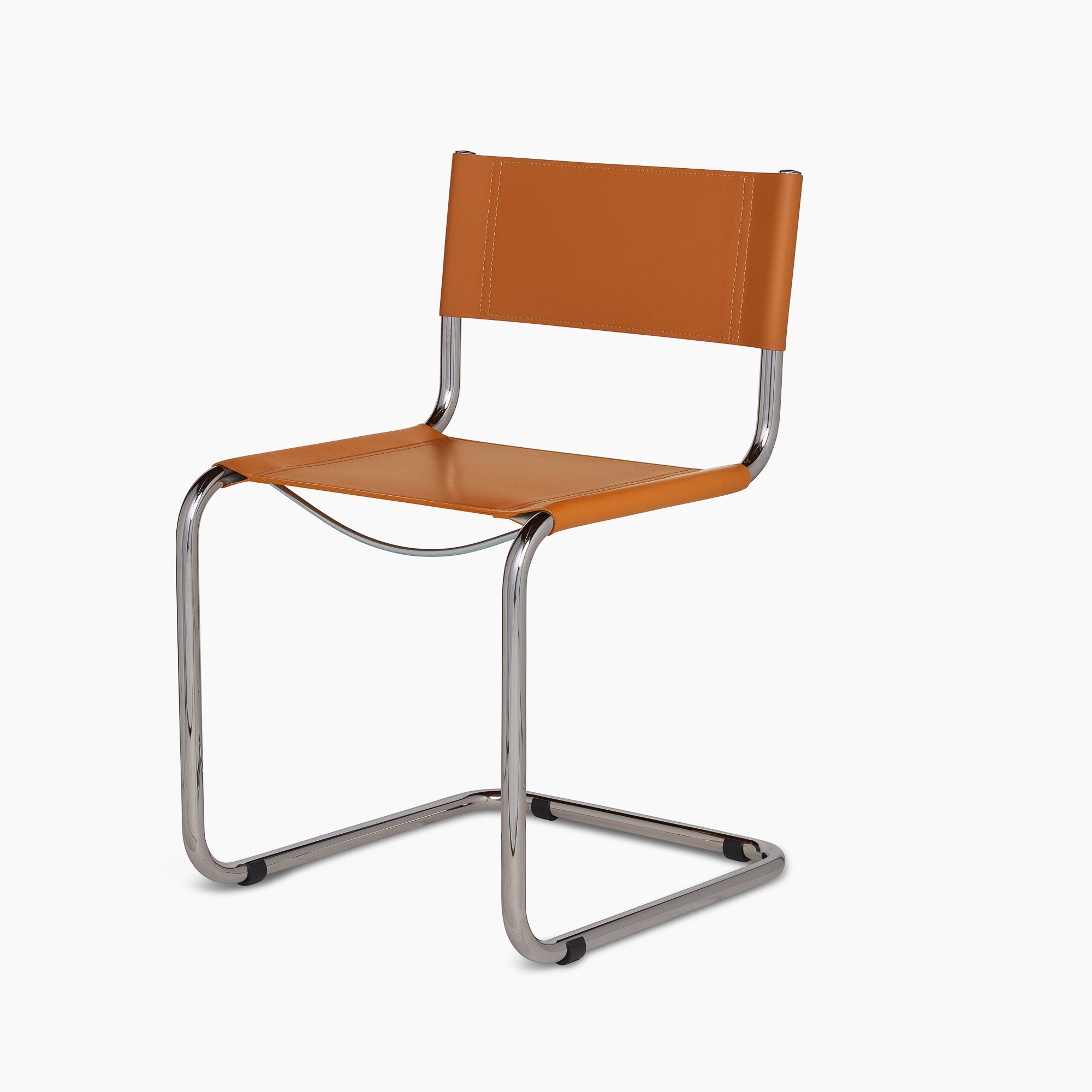 Stam Leather Side Chair
