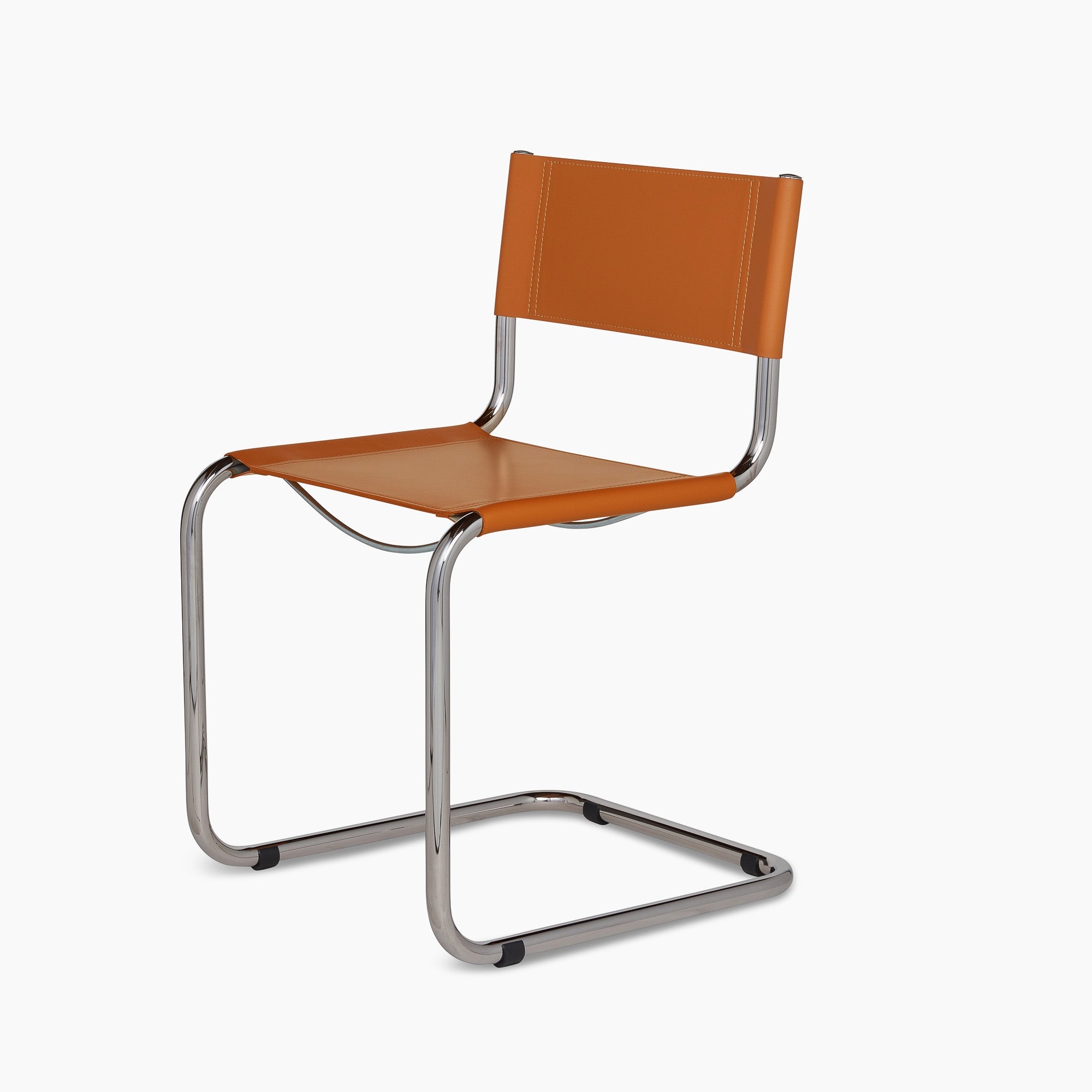 Stam Leather Side Chair