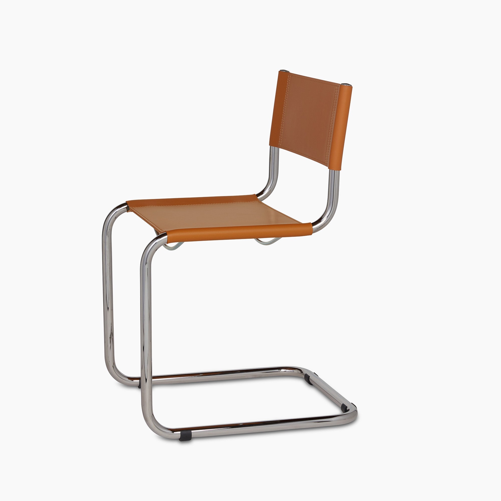 Stam Leather Side Chair