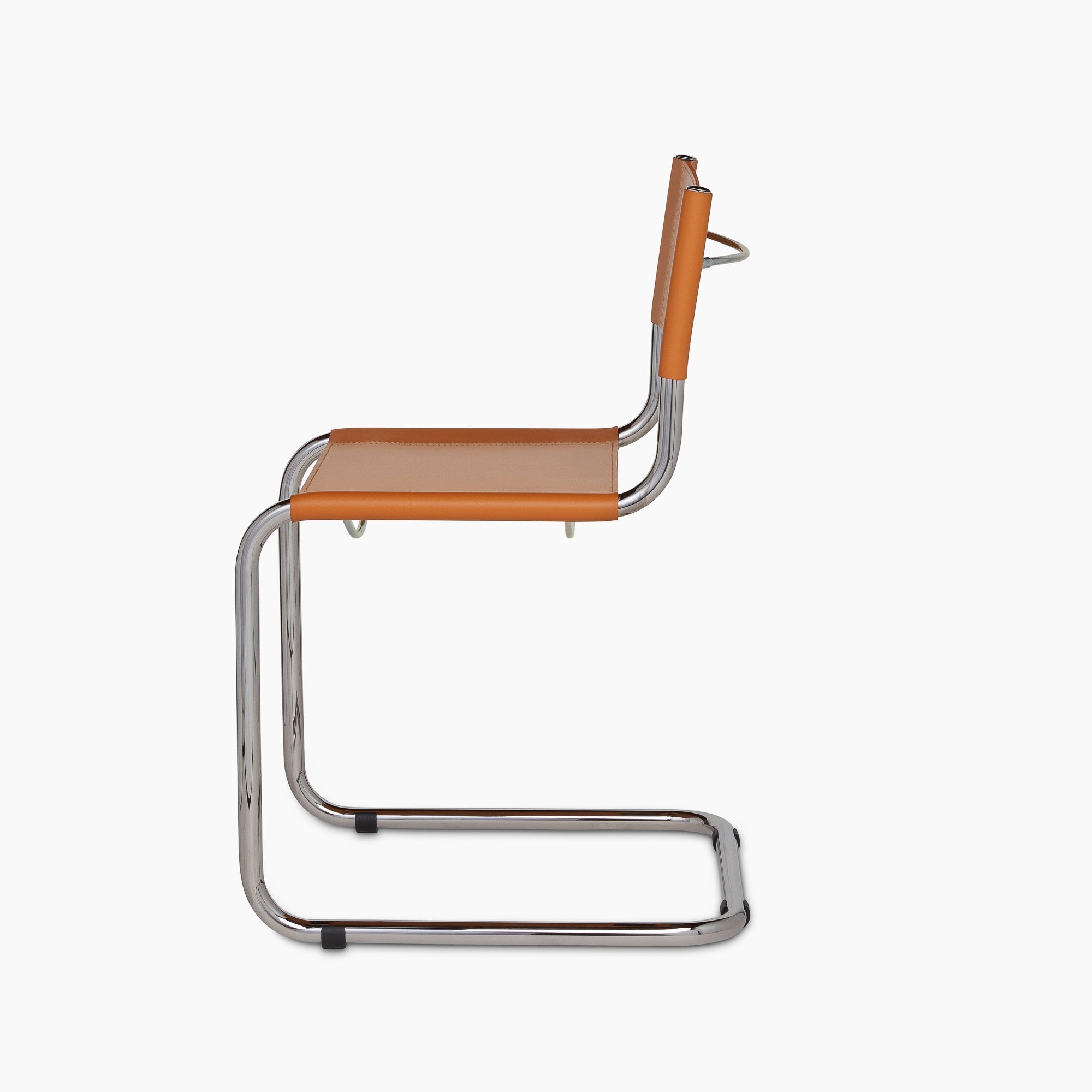 Stam Leather Side Chair