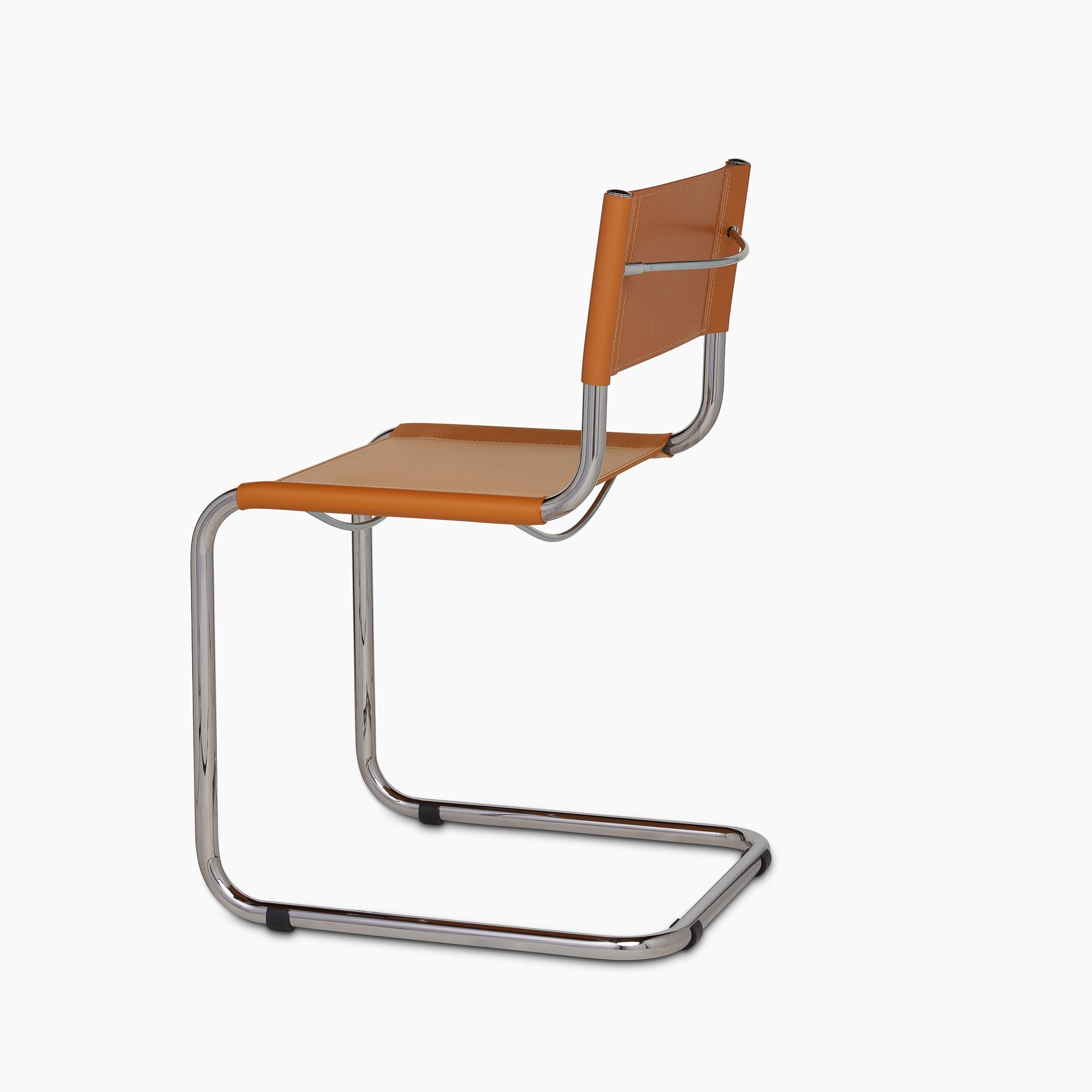 Stam Leather Side Chair