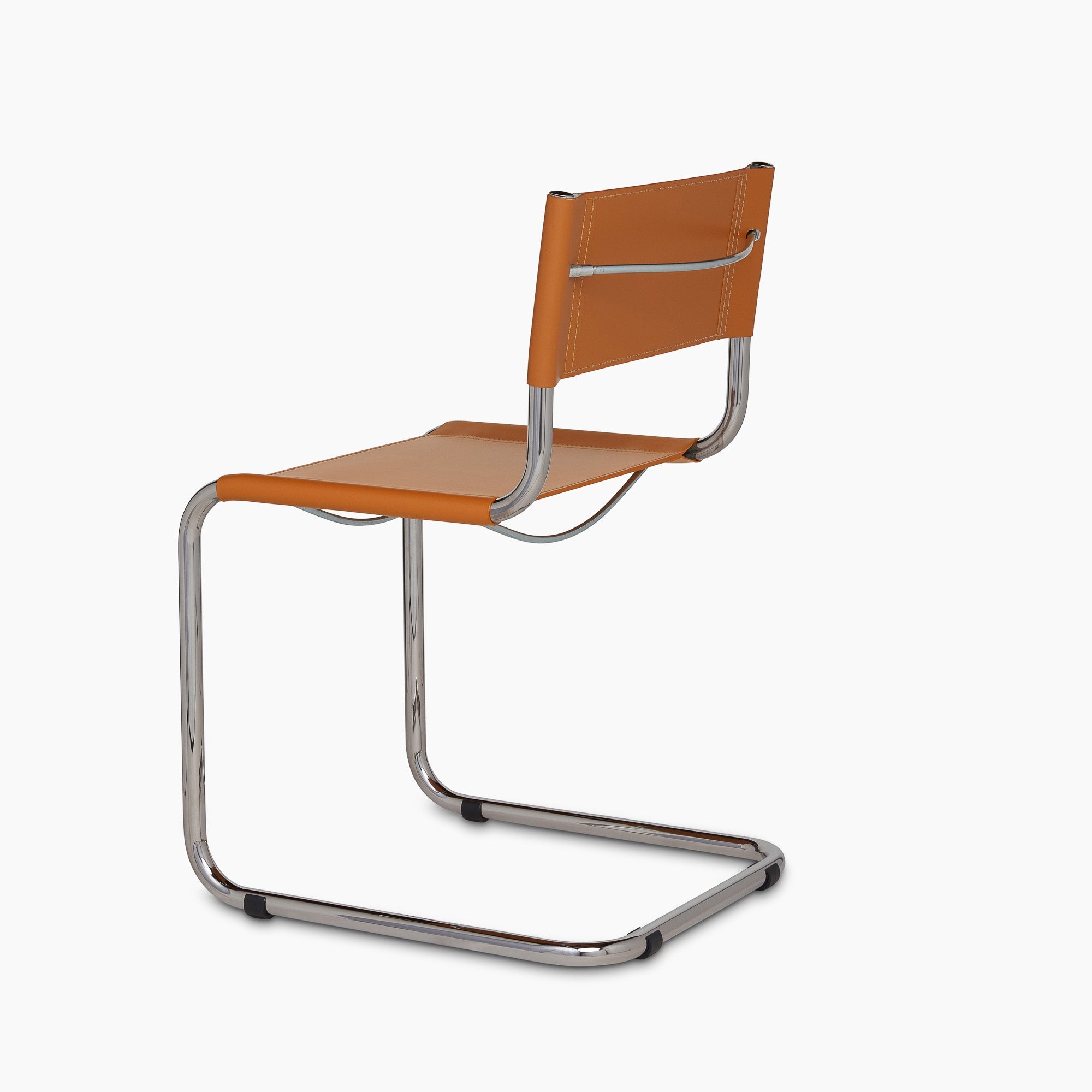Stam Leather Side Chair