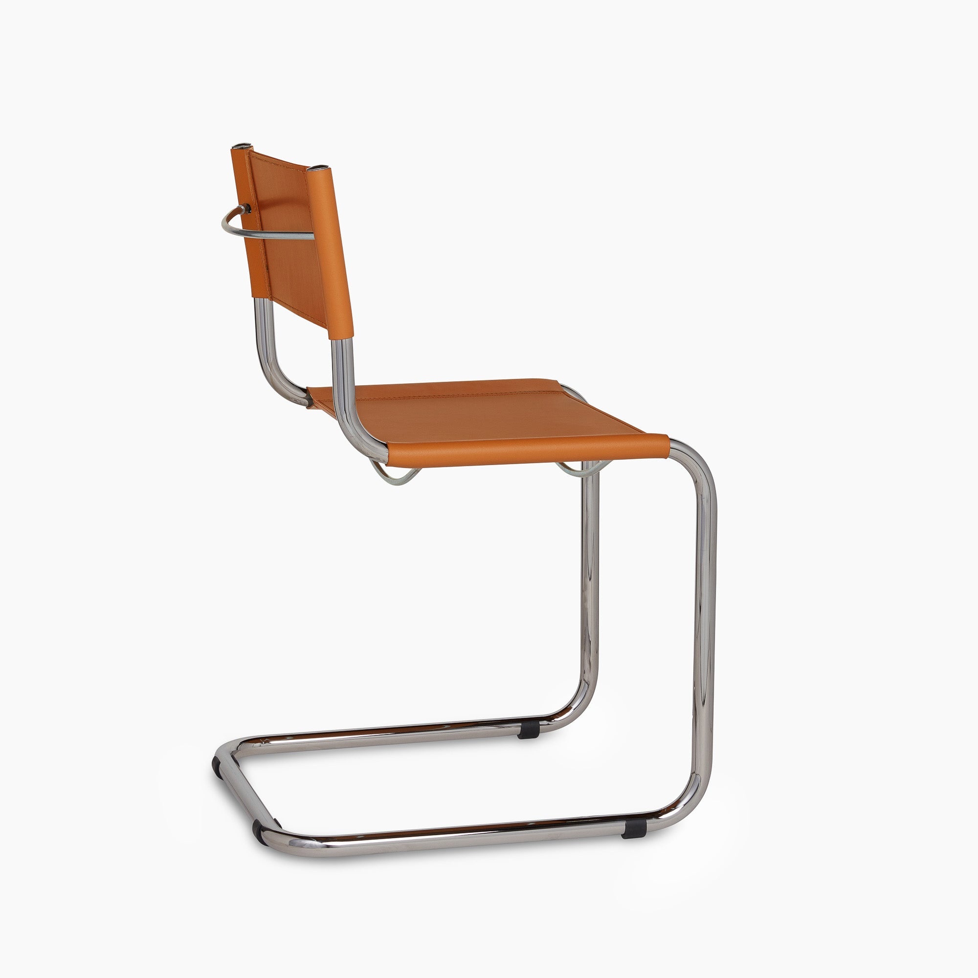Stam Leather Side Chair