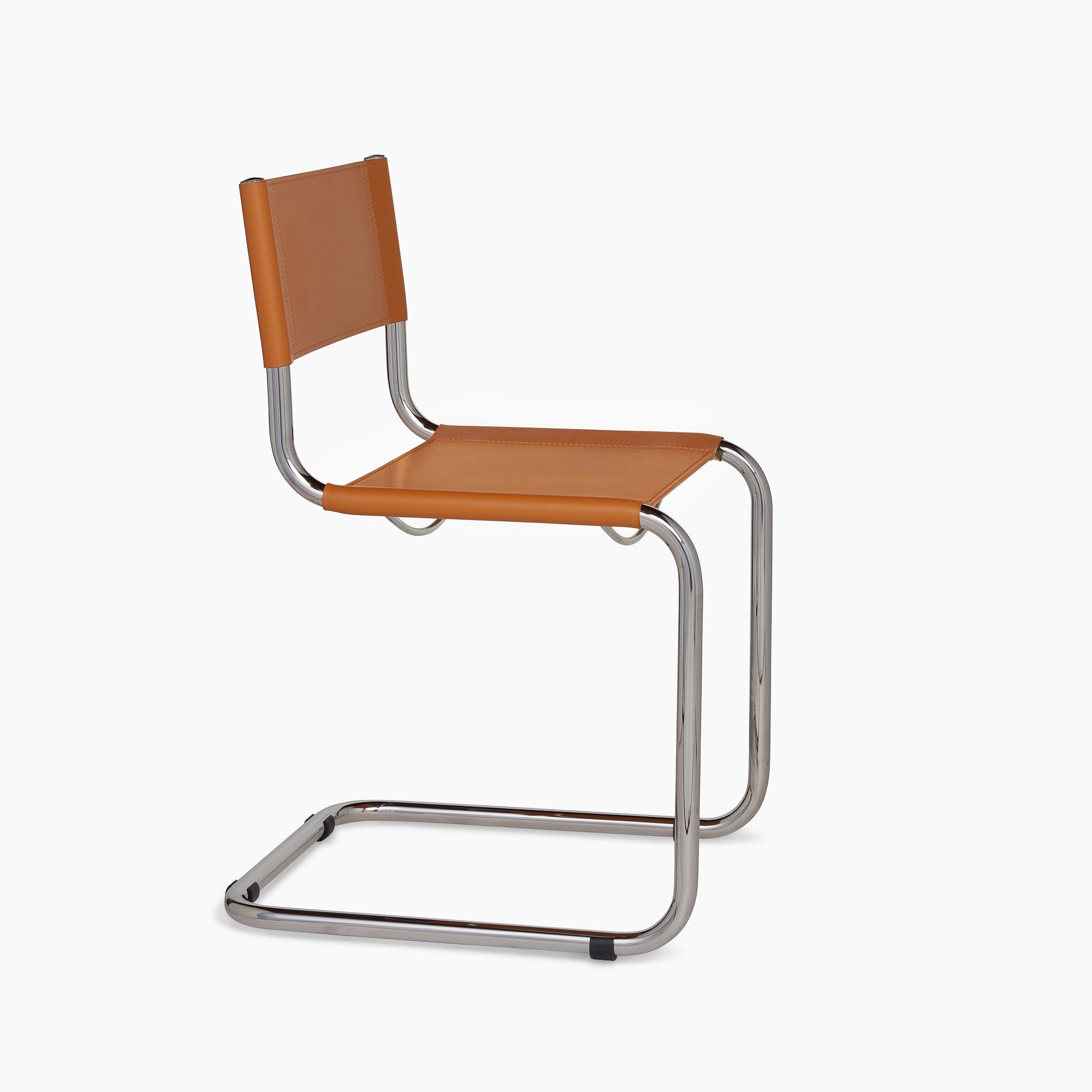 Stam Leather Side Chair