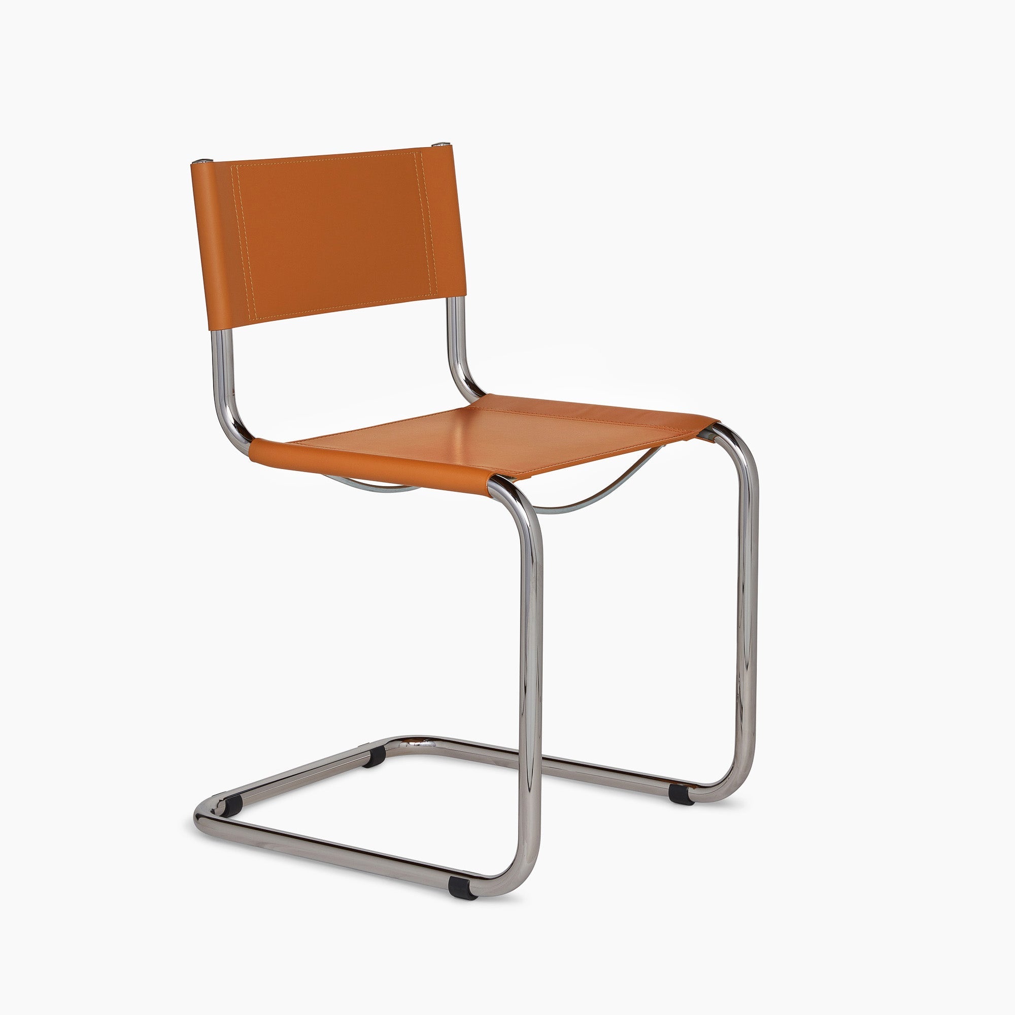 Stam Leather Side Chair