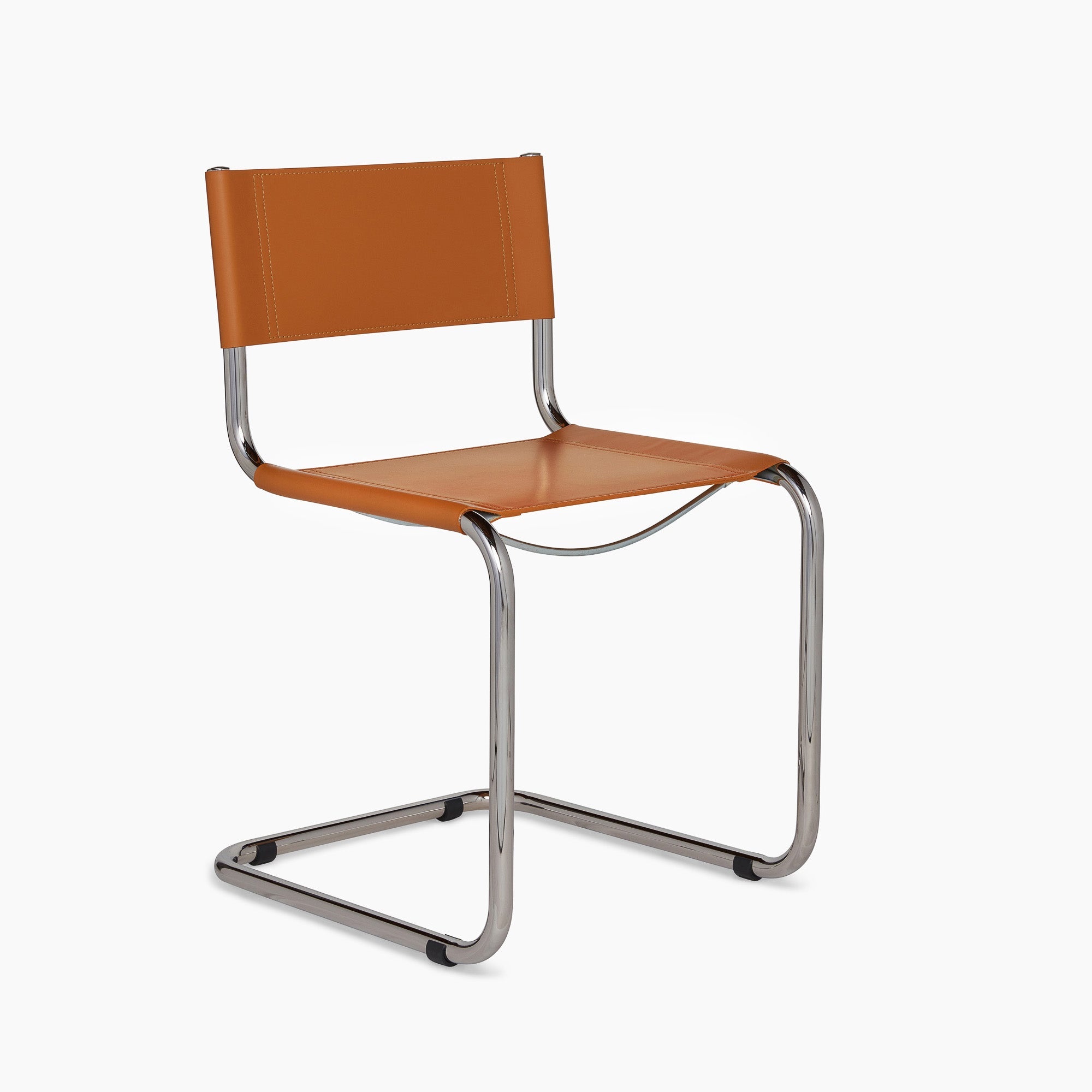 Stam Leather Side Chair