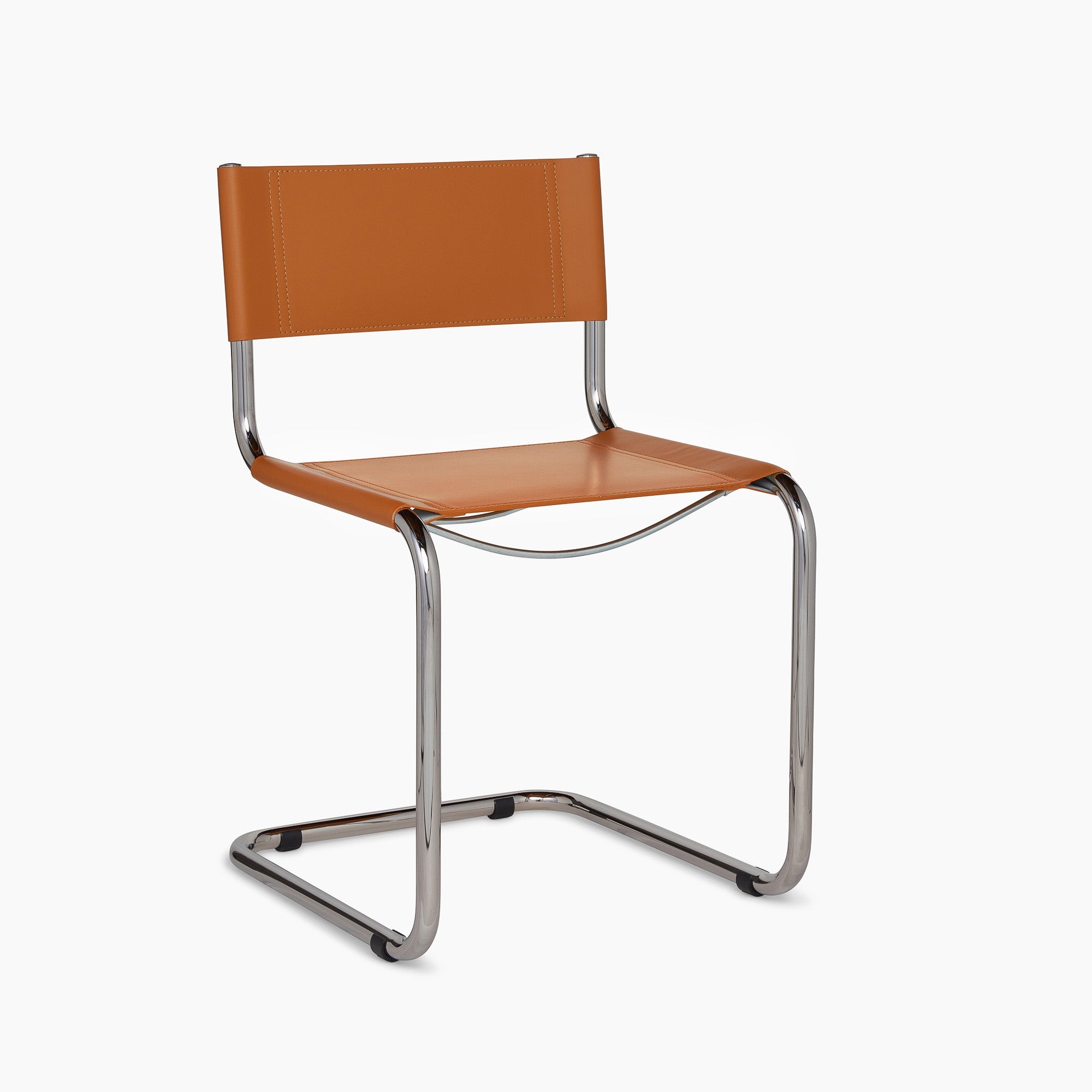 Stam Leather Side Chair
