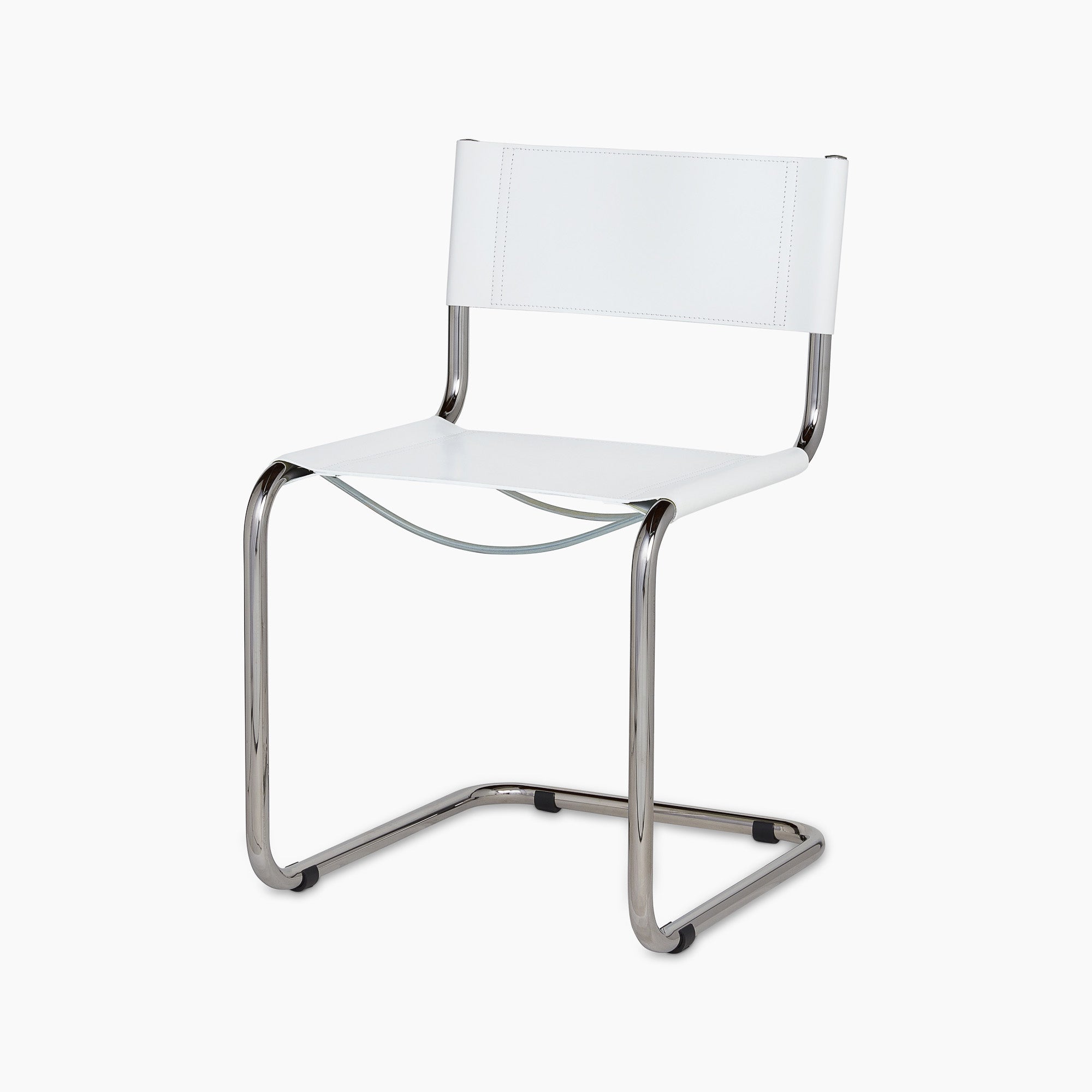 Stam Leather Side Chair