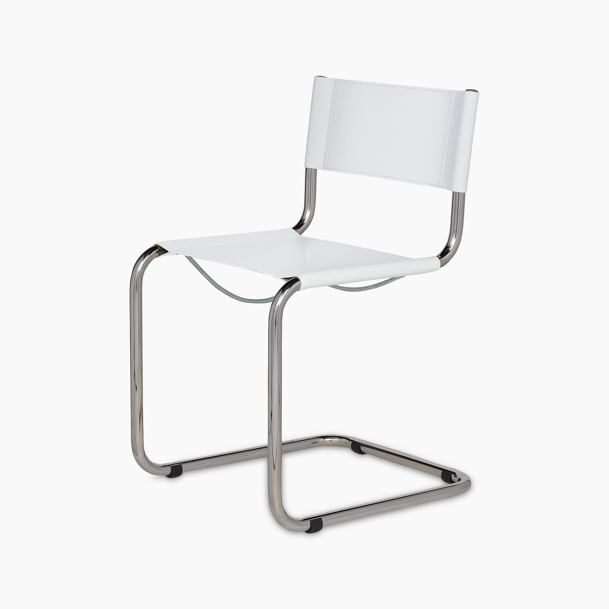 Stam Leather Side Chair