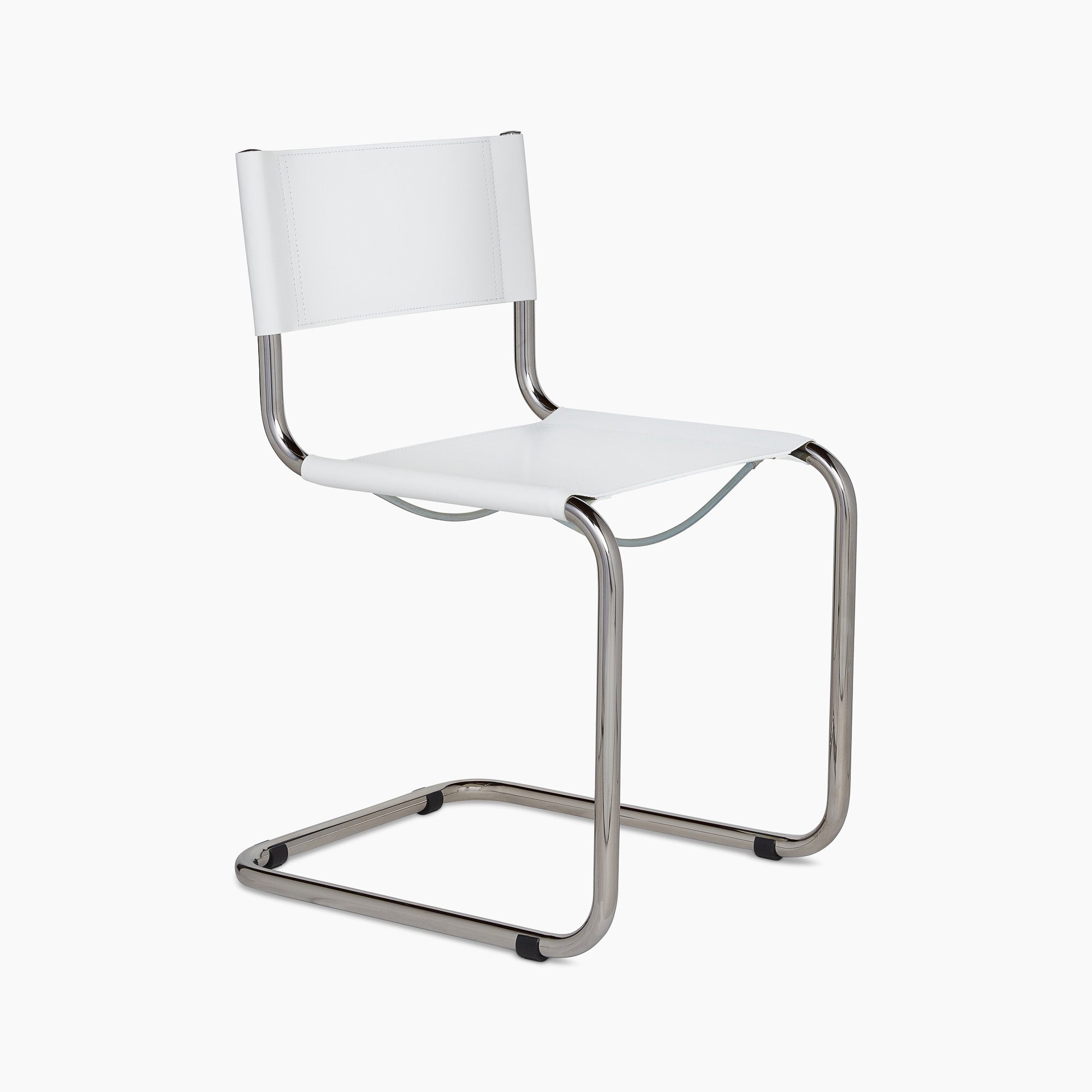 Stam Leather Side Chair