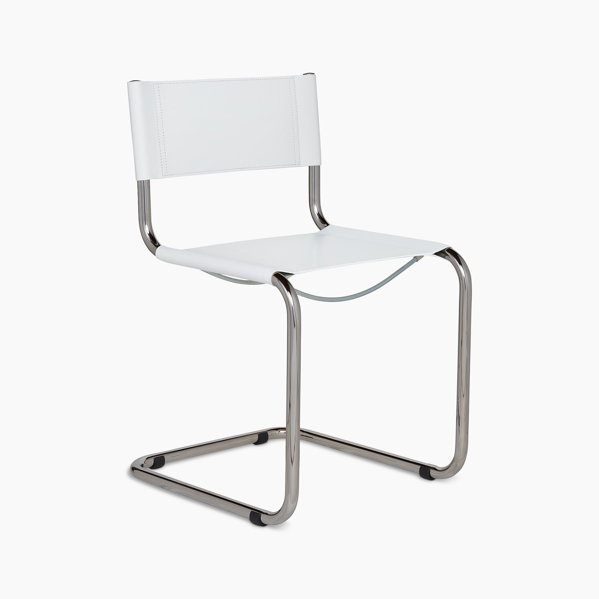 Stam Leather Side Chair