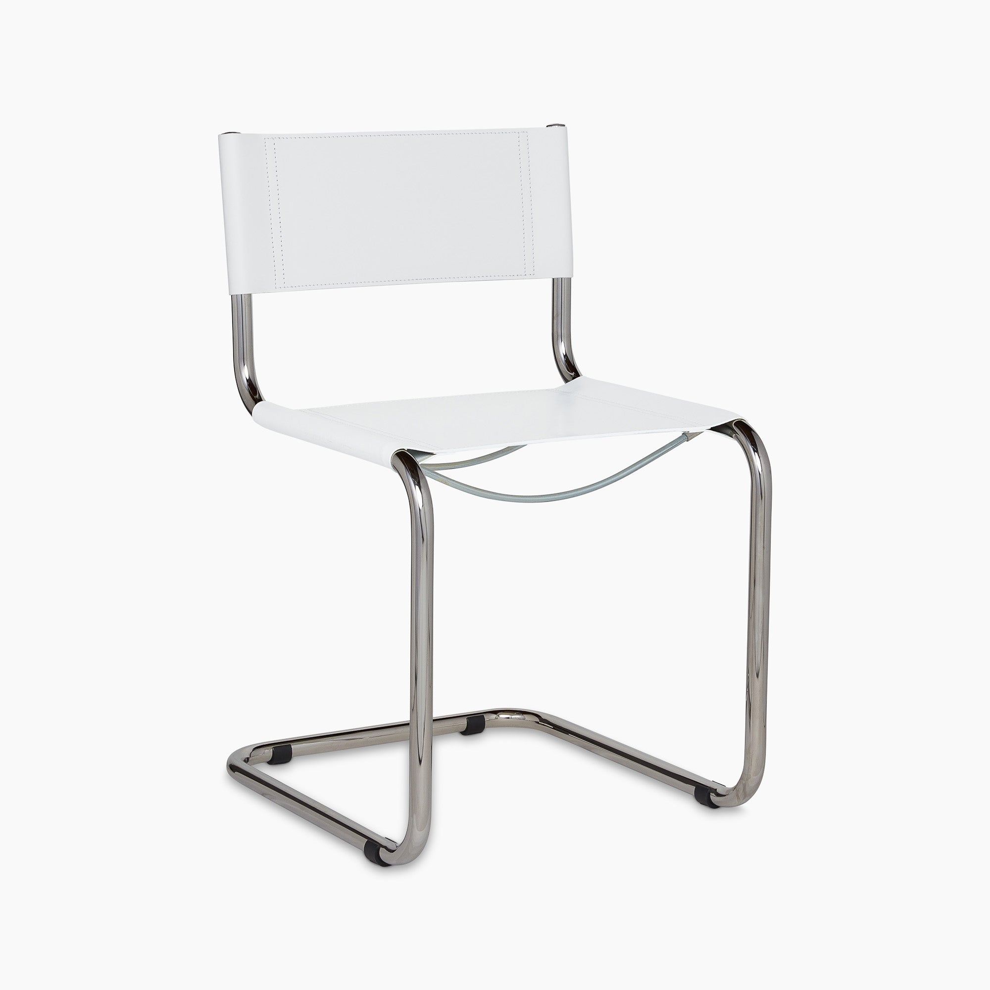Stam Leather Side Chair