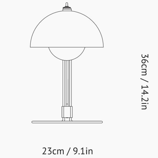 Flower Pot Table Lamp VP4