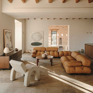 Arco Lounge Chair Boucle Natural