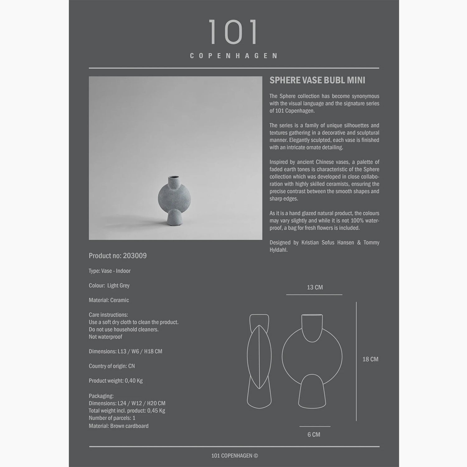 Sphere Vase Bubl - Mini