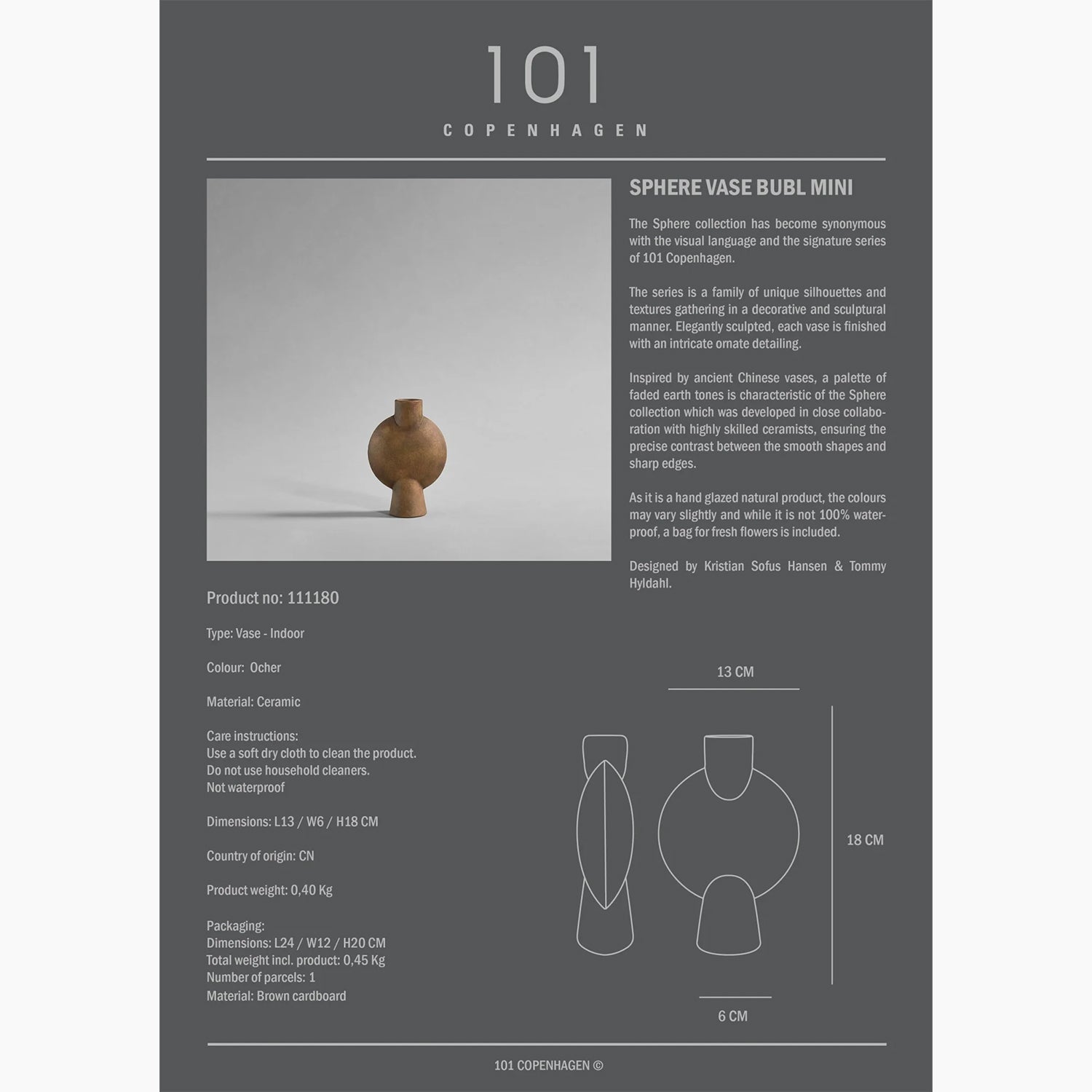 Sphere Vase Bubl - Mini