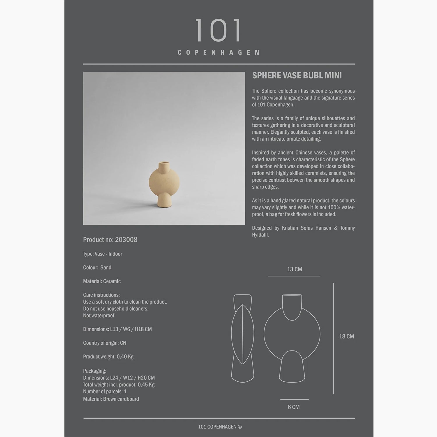 Sphere Vase Bubl - Mini