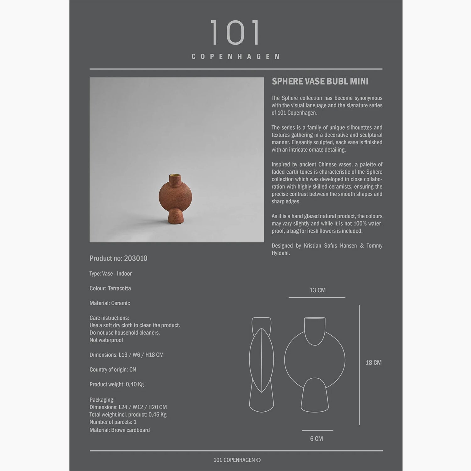 Sphere Vase Bubl - Mini
