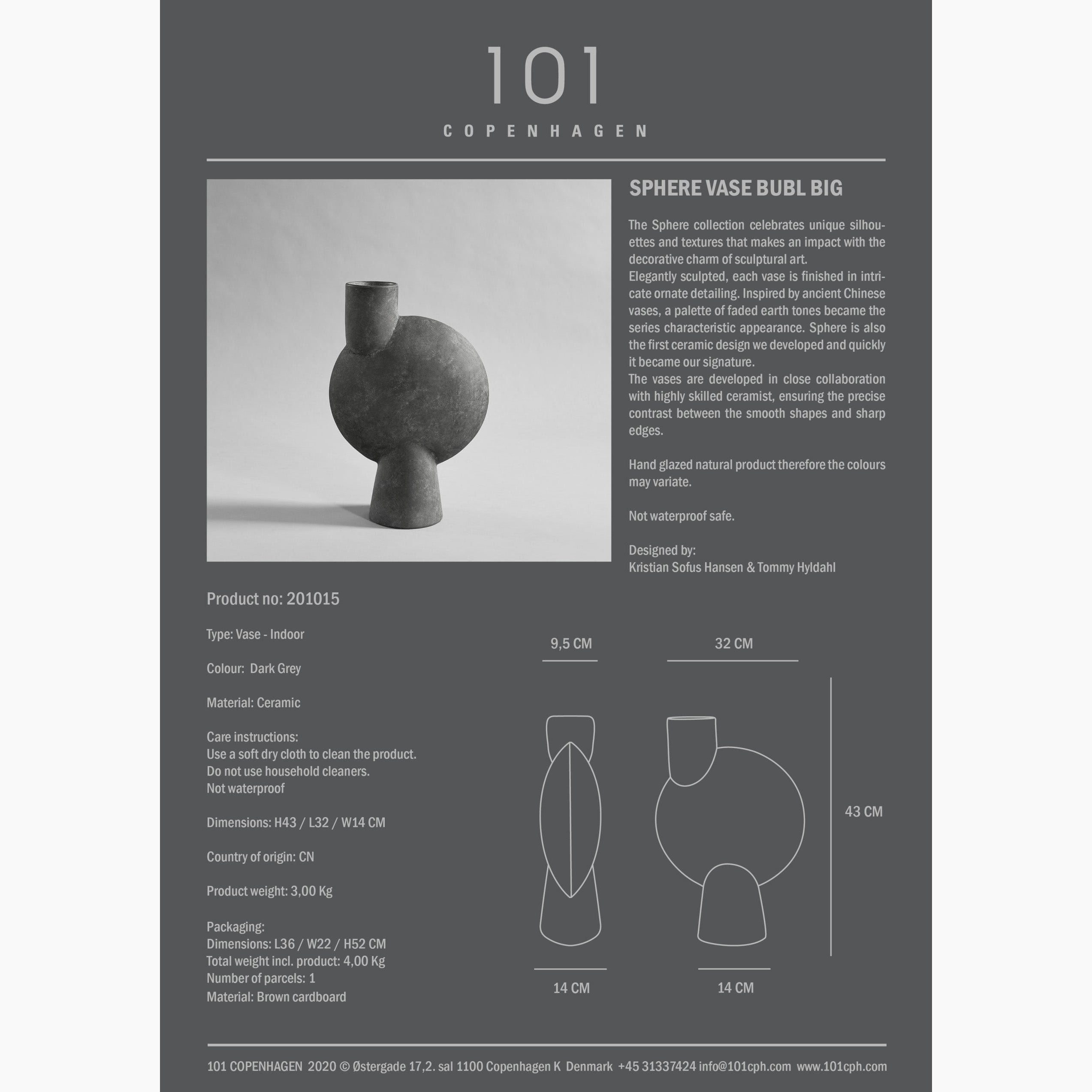 Sphere Vase Bubl - Big
