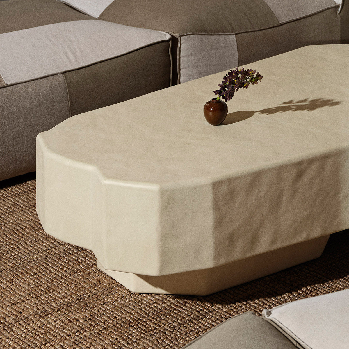 Staffa Coffee Table - Ivory - Large