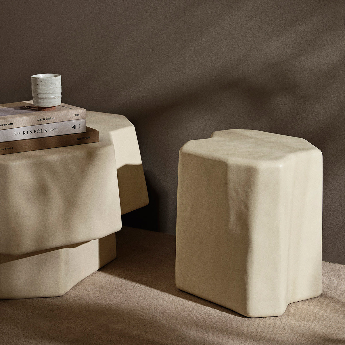 Staffa Coffee Table - Ivory - Small