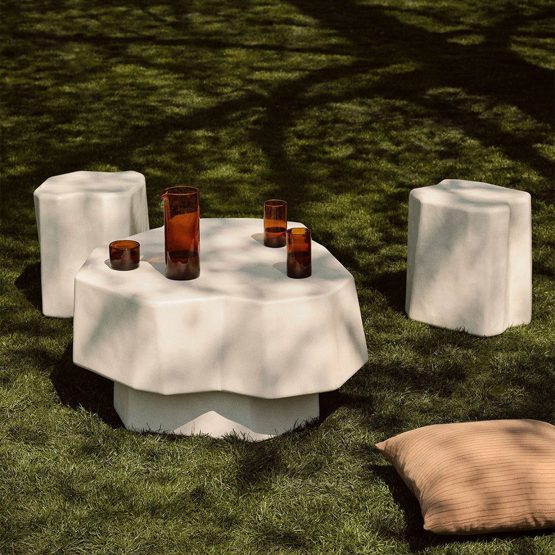 Staffa Coffee Table - Ivory - Small