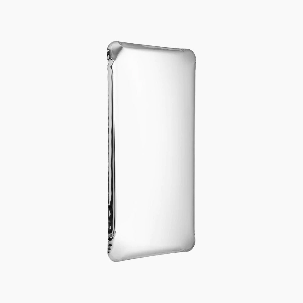 Stainless Steel Tafla QC Sculptural Wall Mirror (Customizable)