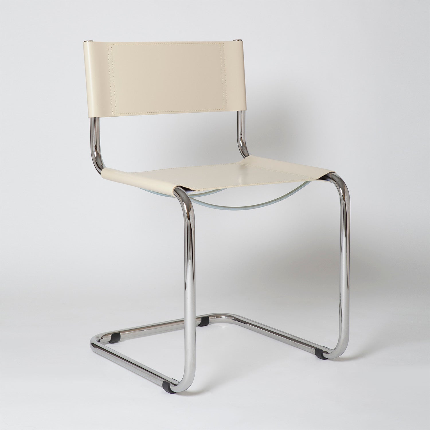 Stam Leather Side Chair