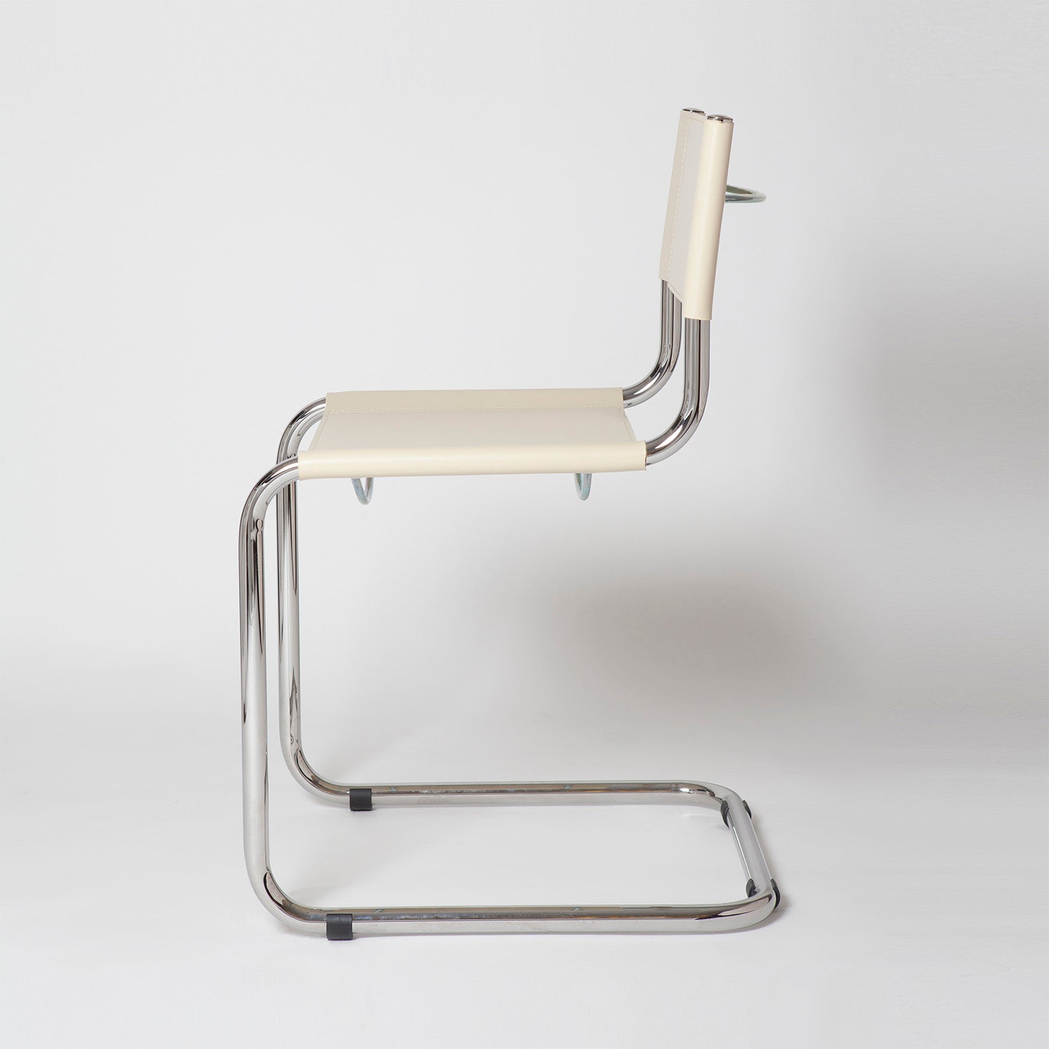 Stam Leather Side Chair