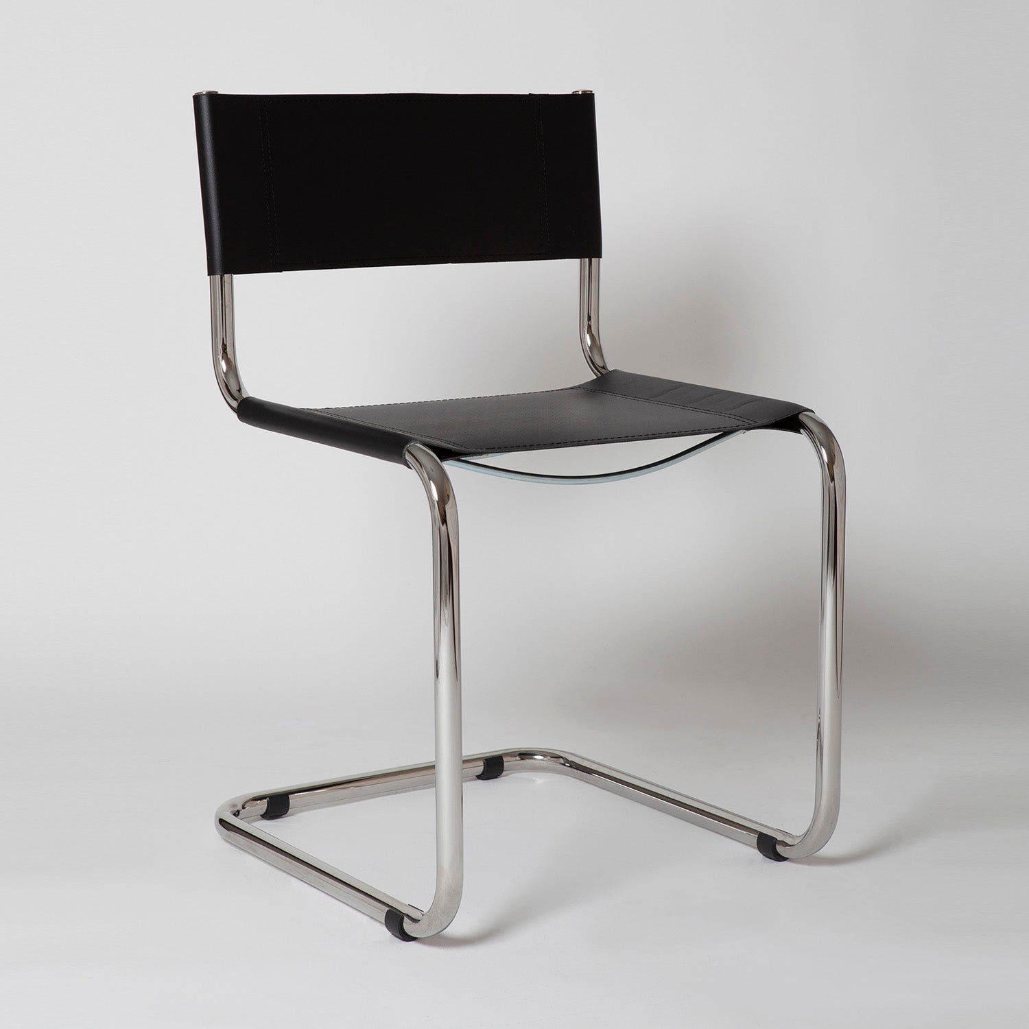 Stam Leather Side Chair