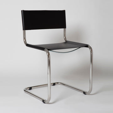 Stam Leather Side Chair