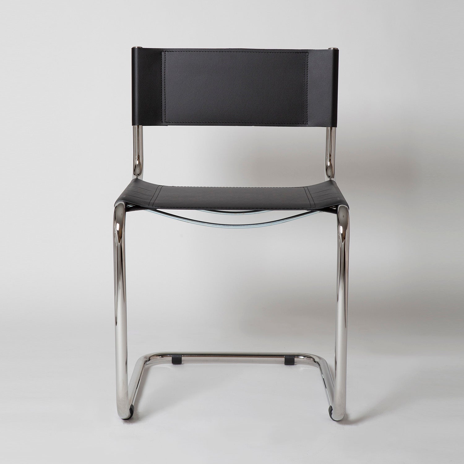 Stam Leather Side Chair